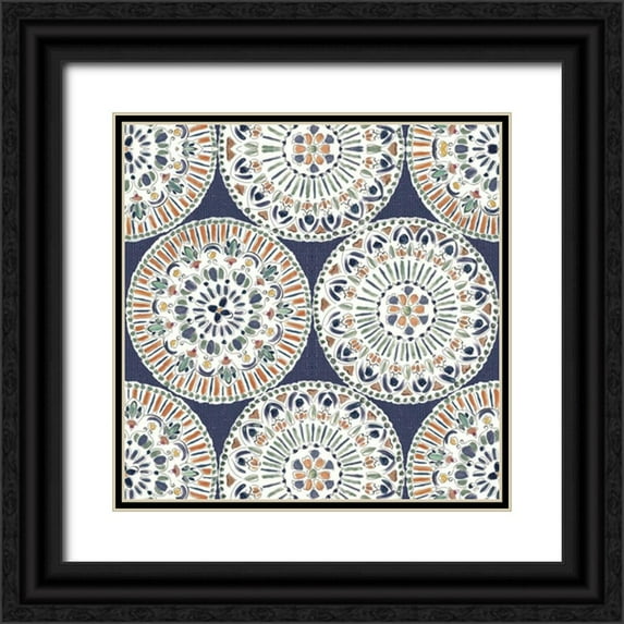 Brissonnet, Daphne 20x20 Black Ornate Wood Framed with Double Matting Museum Art Print Titled - Soft Seasons Step 07 Dark