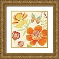 thumbnail image 1 of Brissonnet, Daphne 20x20 Gold Ornate Wood Framed with Double Matting Museum Art Print Titled - Spice Bouquet  II, 1 of 4