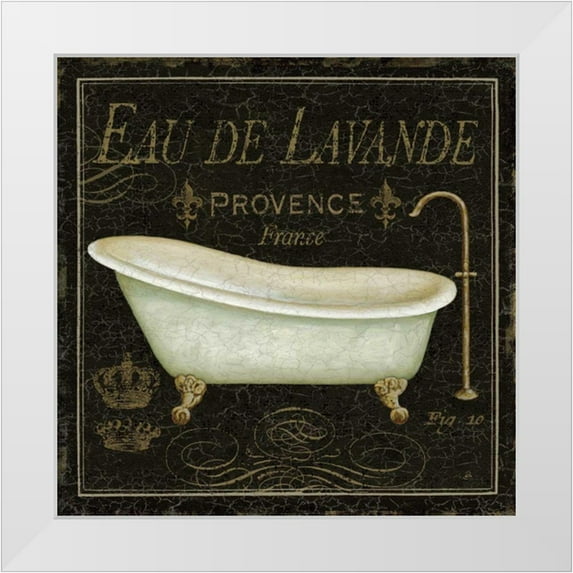 Brissonnet, Daphne 20x20 White Modern Wood Framed Museum Art Print Titled - Bain de Luxe I