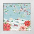 thumbnail image 1 of Brissonnet, Daphne 20x20 White Modern Wood Framed Museum Art Print Titled - Country Poinsettias VI, 1 of 4
