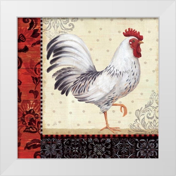 Brissonnet, Daphne 20x20 White Modern Wood Framed Museum Art Print Titled - Country Touch I