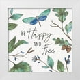 thumbnail image 1 of Brissonnet, Daphne 20x20 White Modern Wood Framed Museum Art Print Titled - Outdoor Beauties Color I Be Happy and Free, 1 of 4