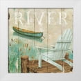 thumbnail image 1 of Brissonnet, Daphne 20x20 White Modern Wood Framed Museum Art Print Titled - Waterside IV, 1 of 4