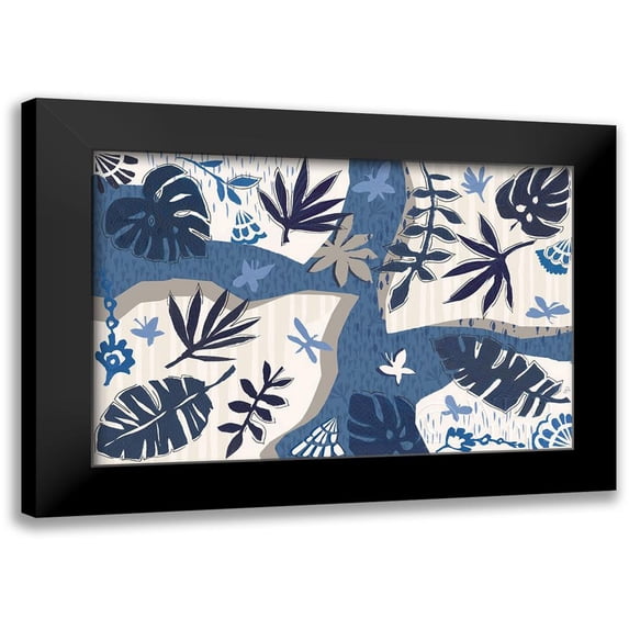 Brissonnet, Daphne 24x17 Black Modern Framed Museum Art Print Titled - Desert Flair II