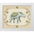 thumbnail image 1 of Brissonnet, Daphne 24x20 White Modern Wood Framed Museum Art Print Titled - Elephant Walk IV, 1 of 4