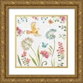 thumbnail image 1 of Brissonnet, Daphne 26x26 Gold Ornate Wood Framed with Double Matting Museum Art Print Titled - Flying Colors II, 1 of 4