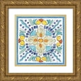 thumbnail image 1 of Brissonnet, Daphne 26x26 Gold Ornate Wood Framed with Double Matting Museum Art Print Titled - Morning Bloom VI, 1 of 4