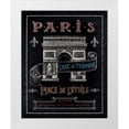 thumbnail image 1 of Brissonnet, Daphne 26x32 White Modern Wood Framed Museum Art Print Titled - Travel to Paris II, 1 of 4