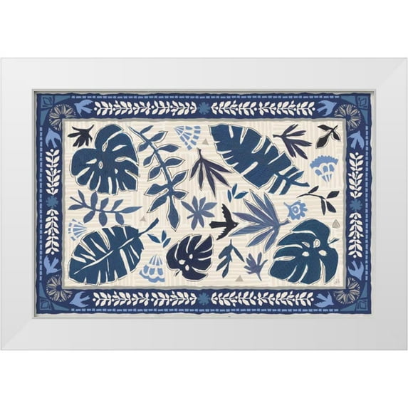 Brissonnet, Daphne 32x23 White Modern Wood Framed Museum Art Print Titled - Desert Flair I
