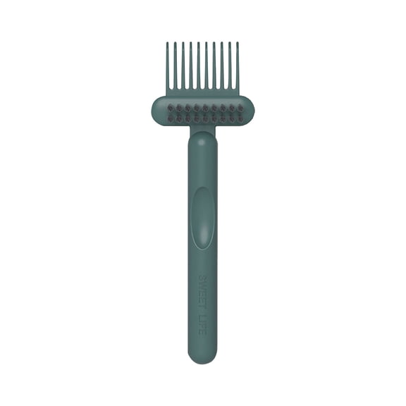 Bristle Brush for | Small Brush for Hairbrush and Comb Maintenance, Navy Durable Handle Grooming Tool for Everyday Home Use