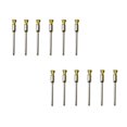 thumbnail image 1 of Bristle End Brass Brushes Straight 1/4" Trim Pkg 12 Pcs Jewelry Flexshaft Rotary, 1 of 4