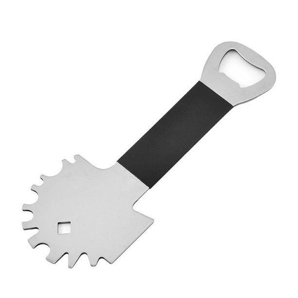 Bristle Free Metal Grill & griddle Scraper Includes Bottle Opener