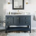 thumbnail image 1 of Bristol 48 Inch Modern Console Vanity with Rectangular Undermount Sink - Navy, 1 of 2