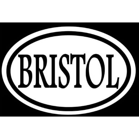 Bristol 6" Sticker Decal Oval Racing Track Fast Furious Horsepower Tennessee Va *A074*