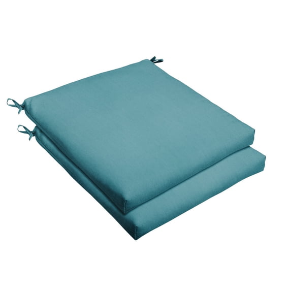 Registent Bristol Aqua Blue Indoor/Outdoor Dining Chair Cushion Set, Water ...