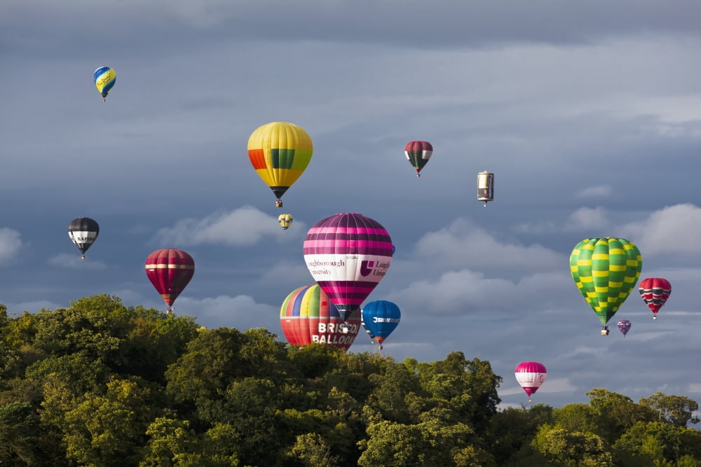 Bristol Balloon Fiesta Bristol England Uk Canvas Art - Doug McKinlay Design Pics (19 x 12)