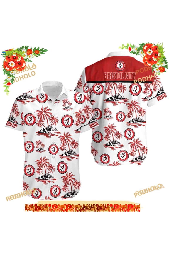 Bristol City Hawaiian Shirt