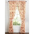 thumbnail image 1 of Bristol Farmhouse Window Panel - Floral Treatment with Rustic Look - Single Panel - 63", 1 of 2
