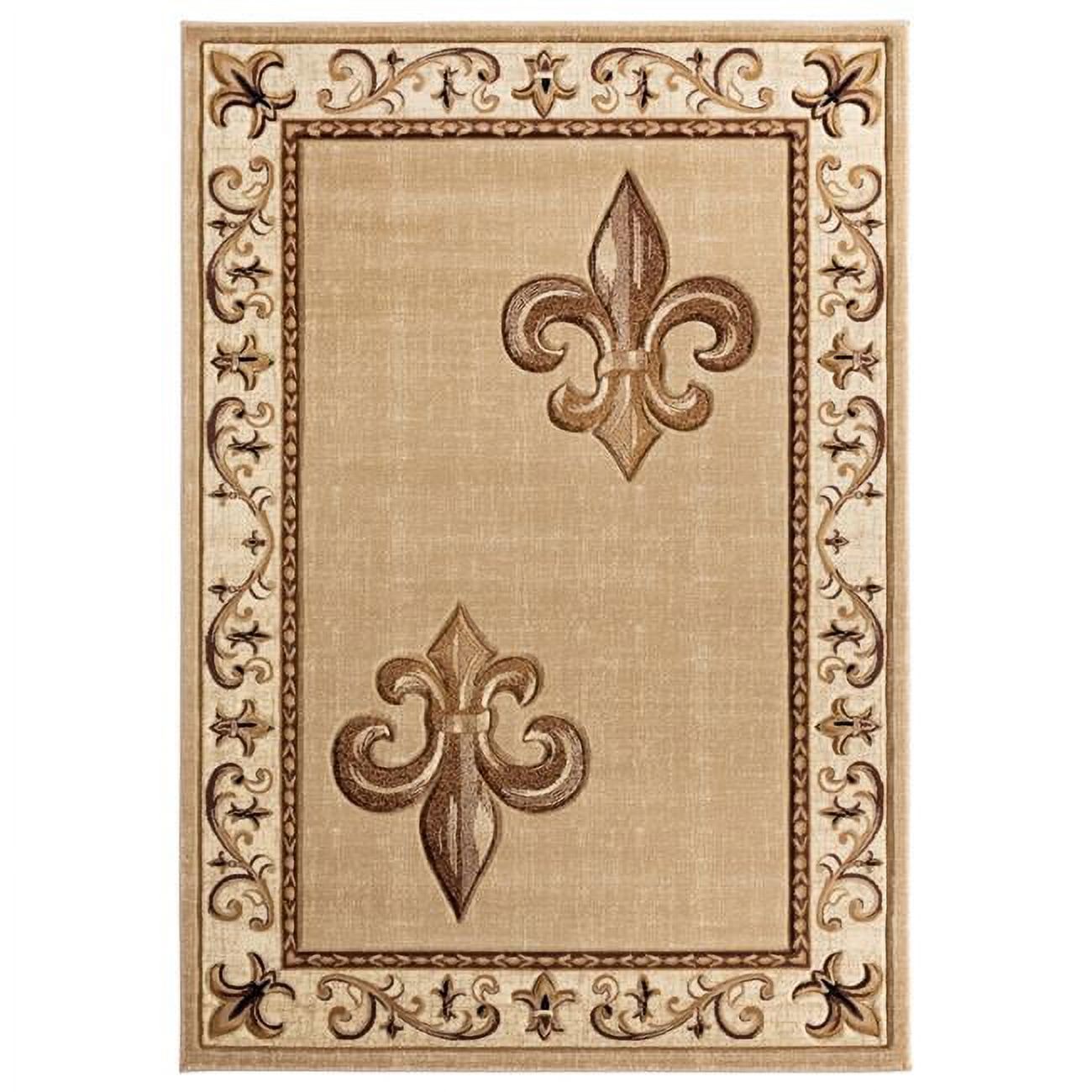 Bristol Lilium Beige Rectangle Area Rug - 7 ft. 10 in. x 10 ft. 6 in ...