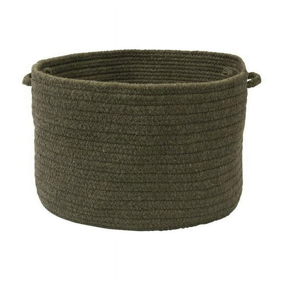 Bristol - Olive 18 in. x 12 in. Utility Basket