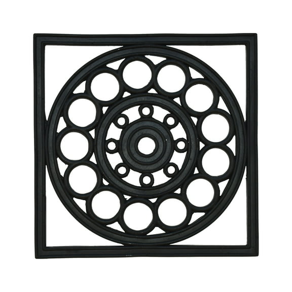 Calloway Mills Bristol Rubber Trivet/Stepping Stone, 16" x 16"