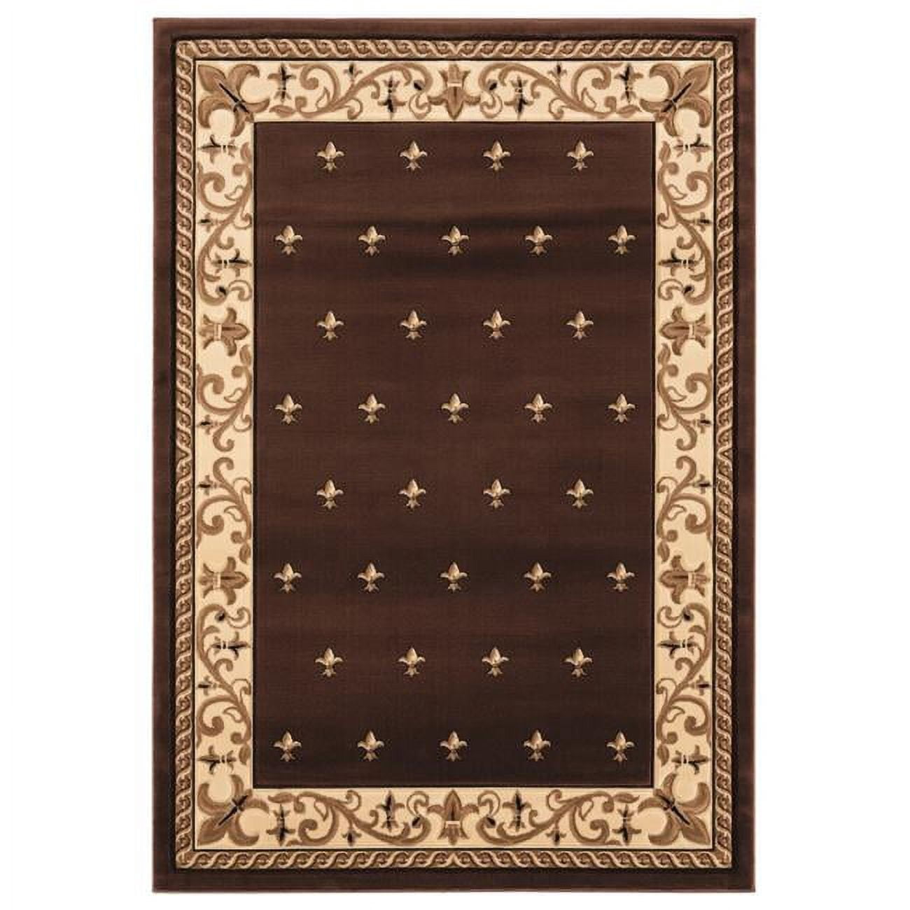 Bristol Wington Brown Rectangle Area Rug - 7 ft. 10 in. x 10 ft. 6 in ...