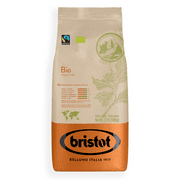 Bristot Organic Italian Coffee Beans - Premium Selection - Italian Espresso Beans Whole - Fair Trade - Medium Roast | 2.2 lb/1kg