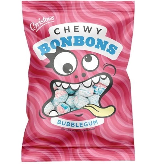 Bristows Chewy Bubblegum Bon Bons 150g