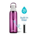 thumbnail image 1 of Brita 26oz Premium Plastic Filtered Water Bottle, Orchid, Leak Proof BPA Free with Straw, 1 of 10