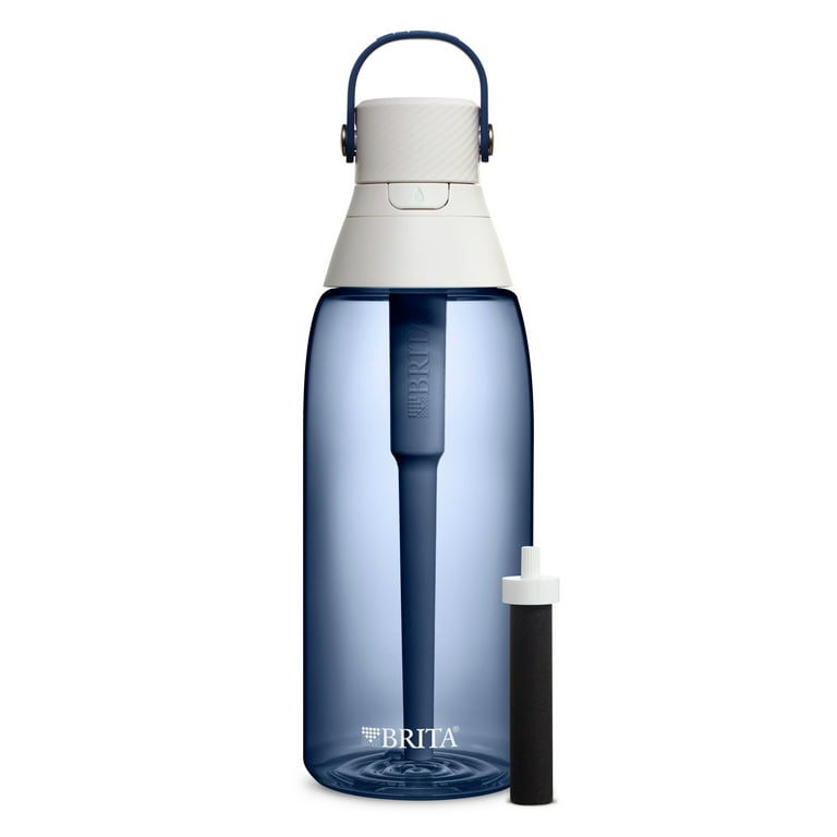 Brita Bottle with Water Filter 20-fl oz Stainless Steel Insulated Water  Bottle in the Water Bottles & Mugs department at