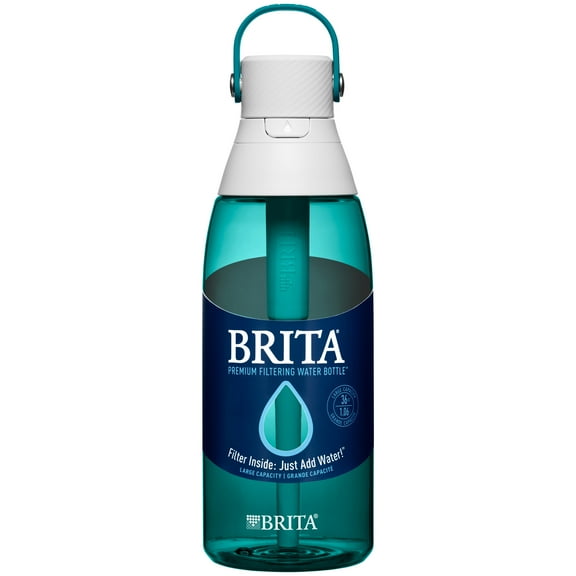 Brita 36oz Sea Glas Premium Leak Proof Filtered Water Bottle with Straw