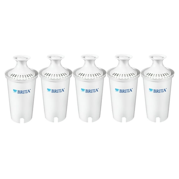 Brita Standard Water Filter Replacements, BPA Free, 5 Count