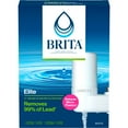 thumbnail image 1 of Brita Elite Water Filtration Faucet Mount System, White, Reduces Lead, Includes 1 Replacement Filter, 1 of 12