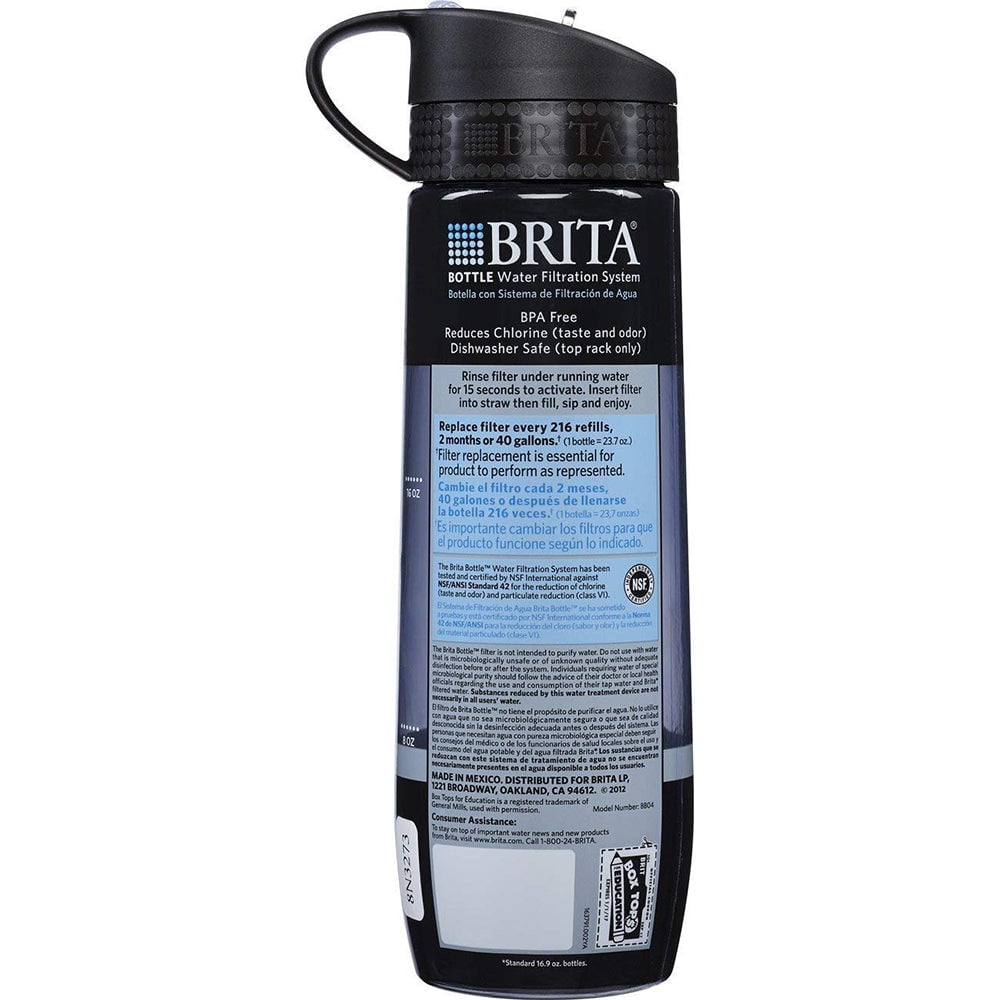 Brita Bottle Water Filtration System Black Hard Sided Toronto Raptors