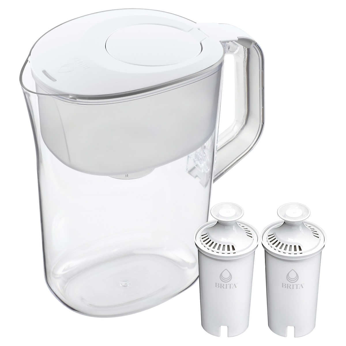 Brita Champlain Water Filter Pitcher, 10 Cup with 2 Filters - Walmart.com