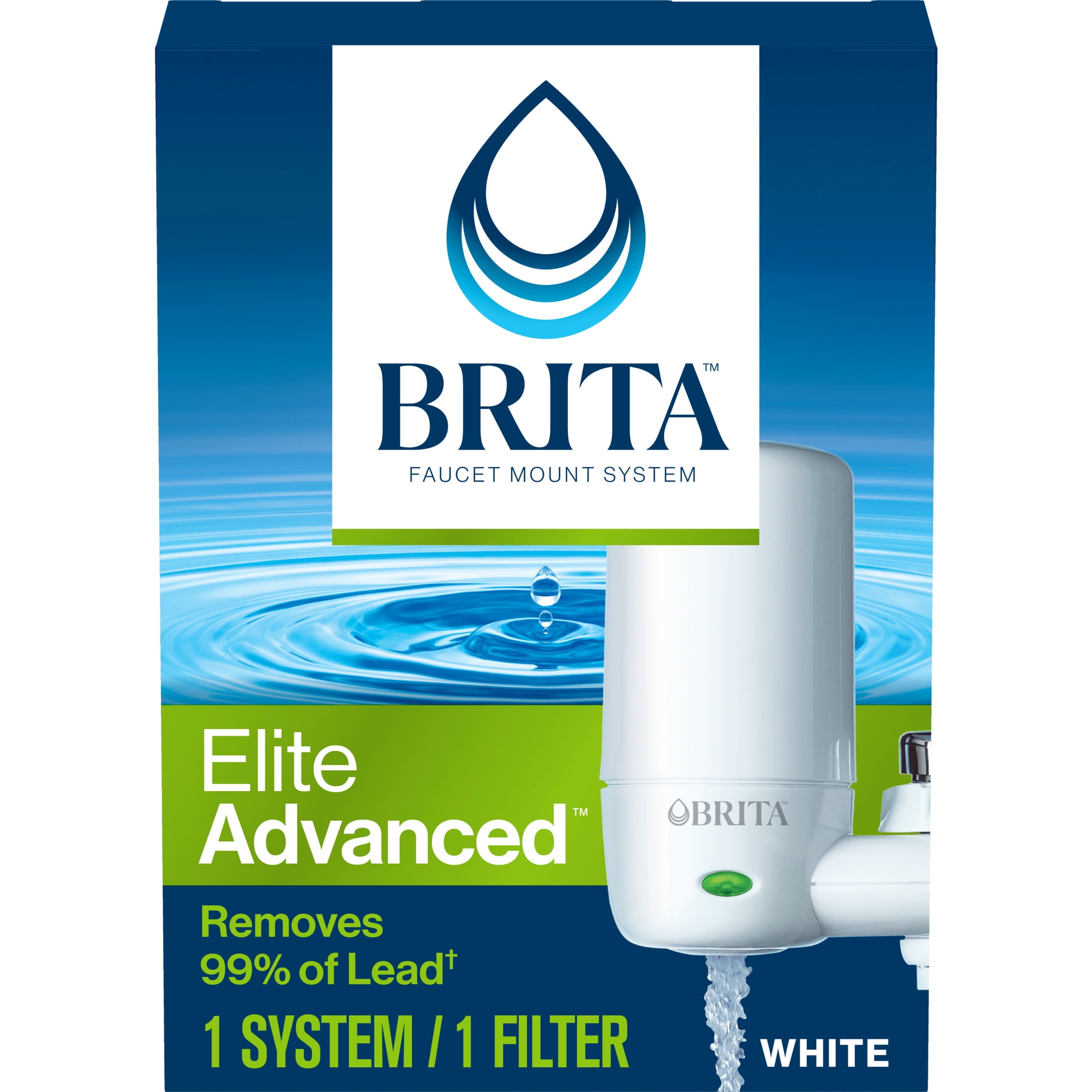 Brita Faucet Mount Water Filtration System, Kitchen Sink