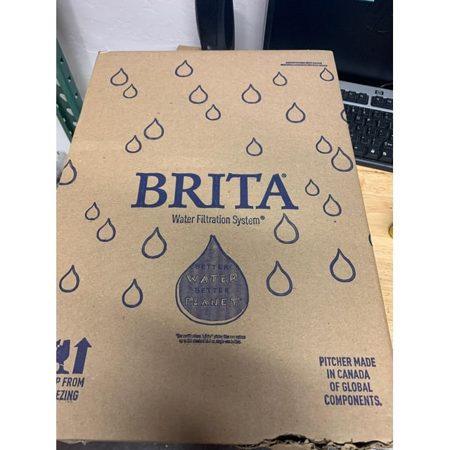 Brita Everyday Pitcher with 1 Longlast Filter, Large 10 Cup, Turquoise