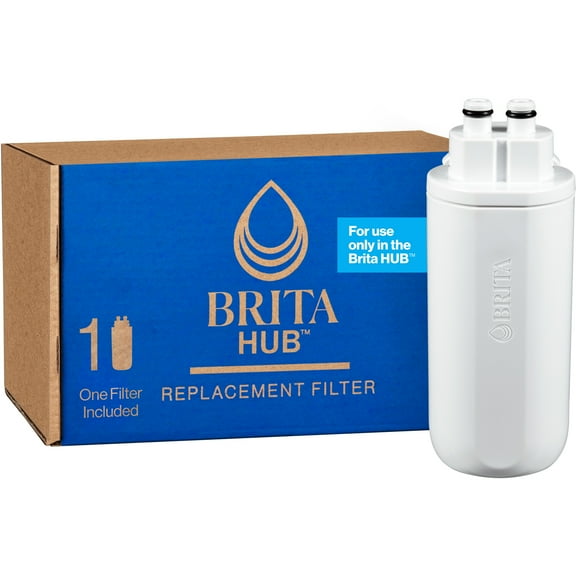 Brita Hub Replacement Water Filter Instant Powerful Countertop Water Filtration System