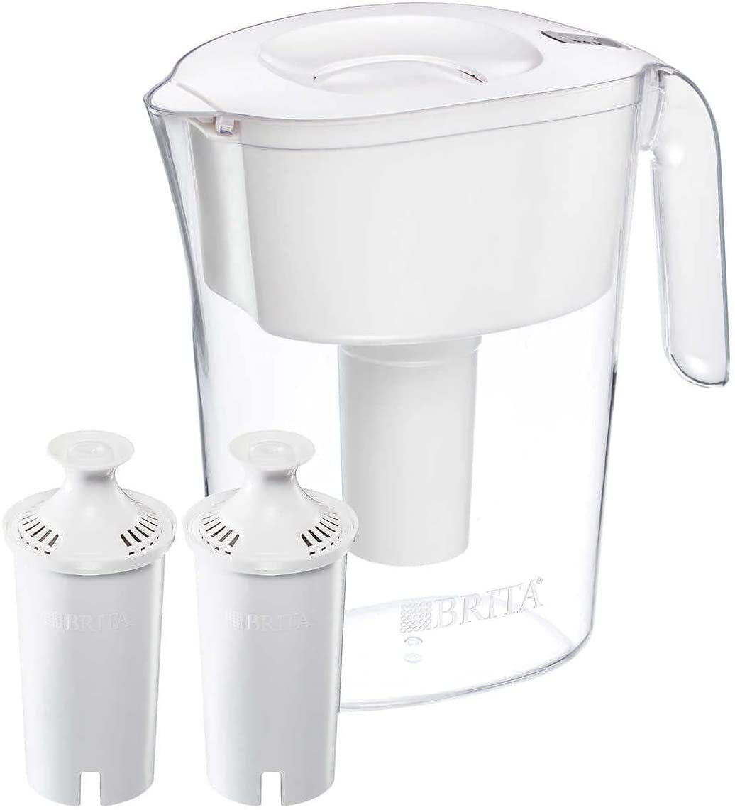 Brita Lake Model White 10 Cup Water Purifier Pitcher with Standard ...