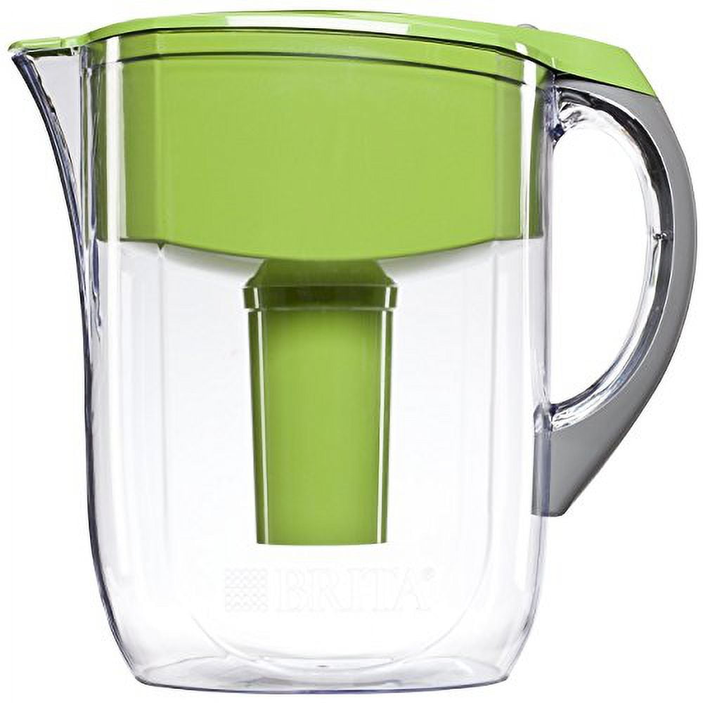 Brita Large 10 Cup Wave BPA Free Water Pitcher with 2 Filters