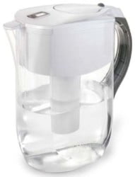 Brita Large 10 Cup Grand Water Pitcher with Filter - BPA Free - White