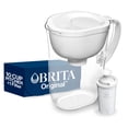 thumbnail image 1 of Brita 10 Cup Large Plastic Water Filter Pitcher, White, BPA Free with 1 Standard Brita Filter, 1 of 11
