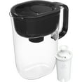 thumbnail image 1 of Brita Large 10 Cup Water Filter Pitcher with 1 Standard Filter, Made Without BPA, Huron, Black, 1 of 14