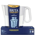 Brita Large 10Cup Water Purifier Pitcher with Included 2 Longlast+