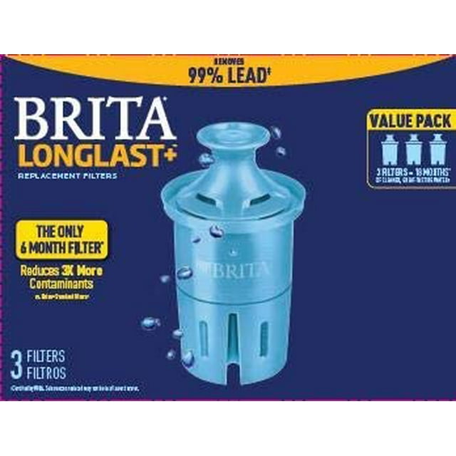 Brita Longlast+ Water Filter, Longlast+ Replacement Filters for Pitcher
