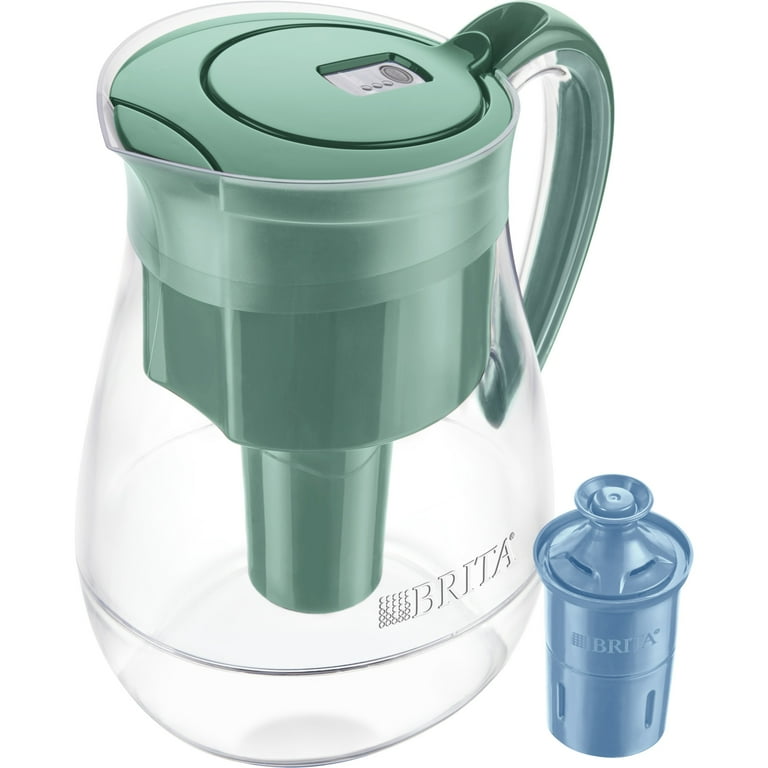 Monterey 10-Cup Water Filter Pitcher in Black with Longlast Water Filter, BPA Free Monterey 10-Cup Water Filter Pitcher in Black with Longlast Water Filter, BPA Free