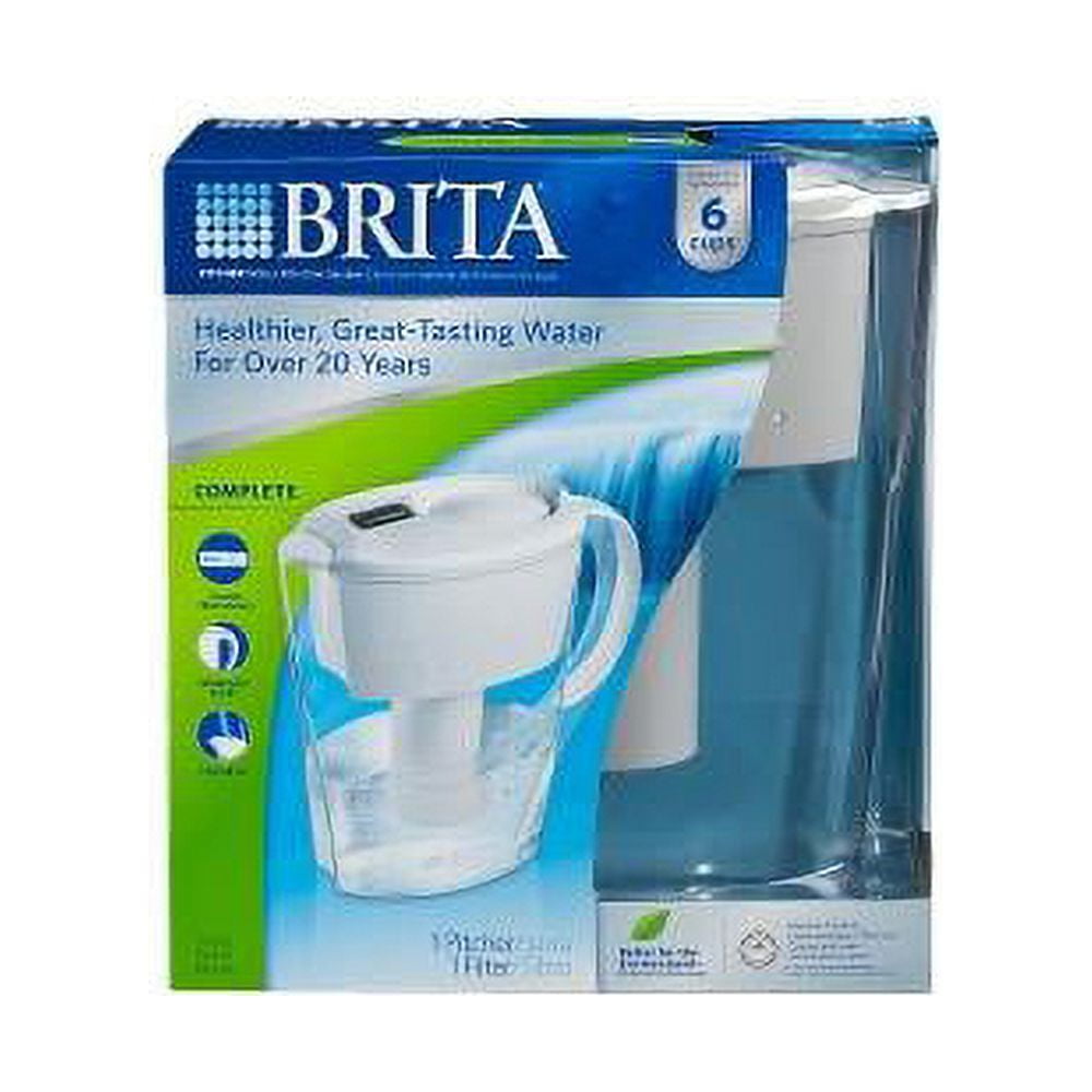 Brita Ob21 Space Saver Water Filter Pitcher 35250
