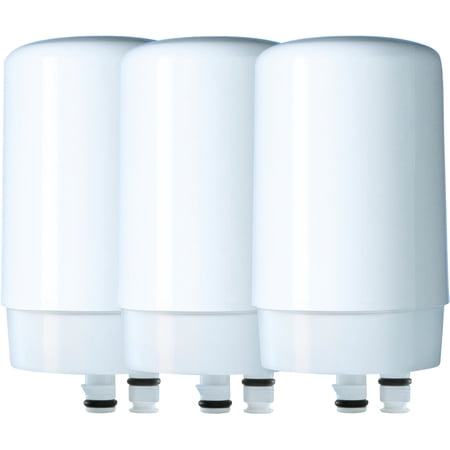 Brita On Tap Water Filtration System Replacement Filters For Faucets - 100 Gal Filter Life - Blue, White - 6 / Carton
