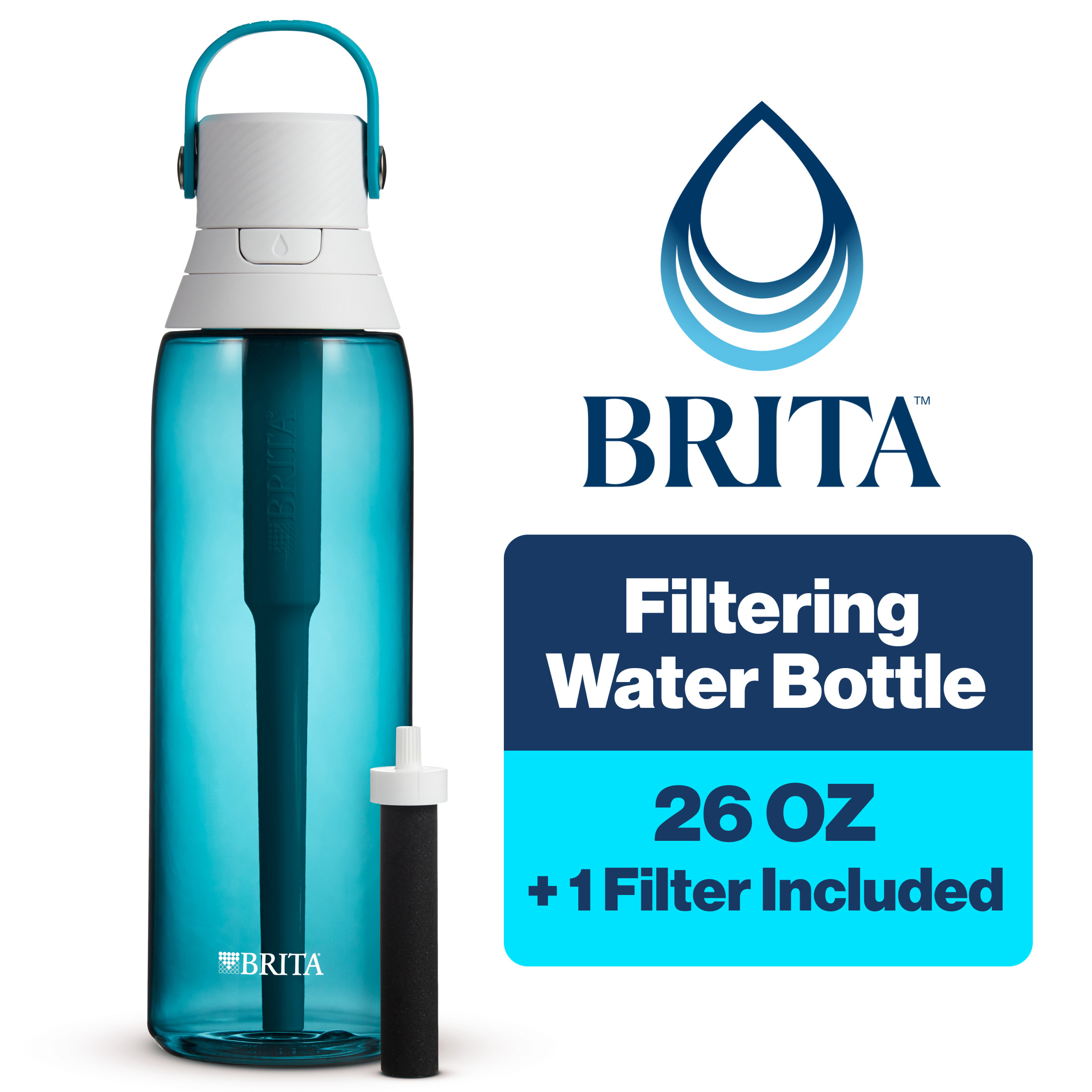 Uv Brite Water Bottle Reviews Consumer Reports UV Brite 18.6 Oz Self Cleaning Bottle with UV-C Sterilization, Black