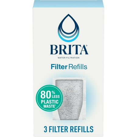 Brita Water Filtration Filter Refills, Compatible with Brita Refillable Filter Pitchers (3 Pack) price history and forecast - Brita 50877